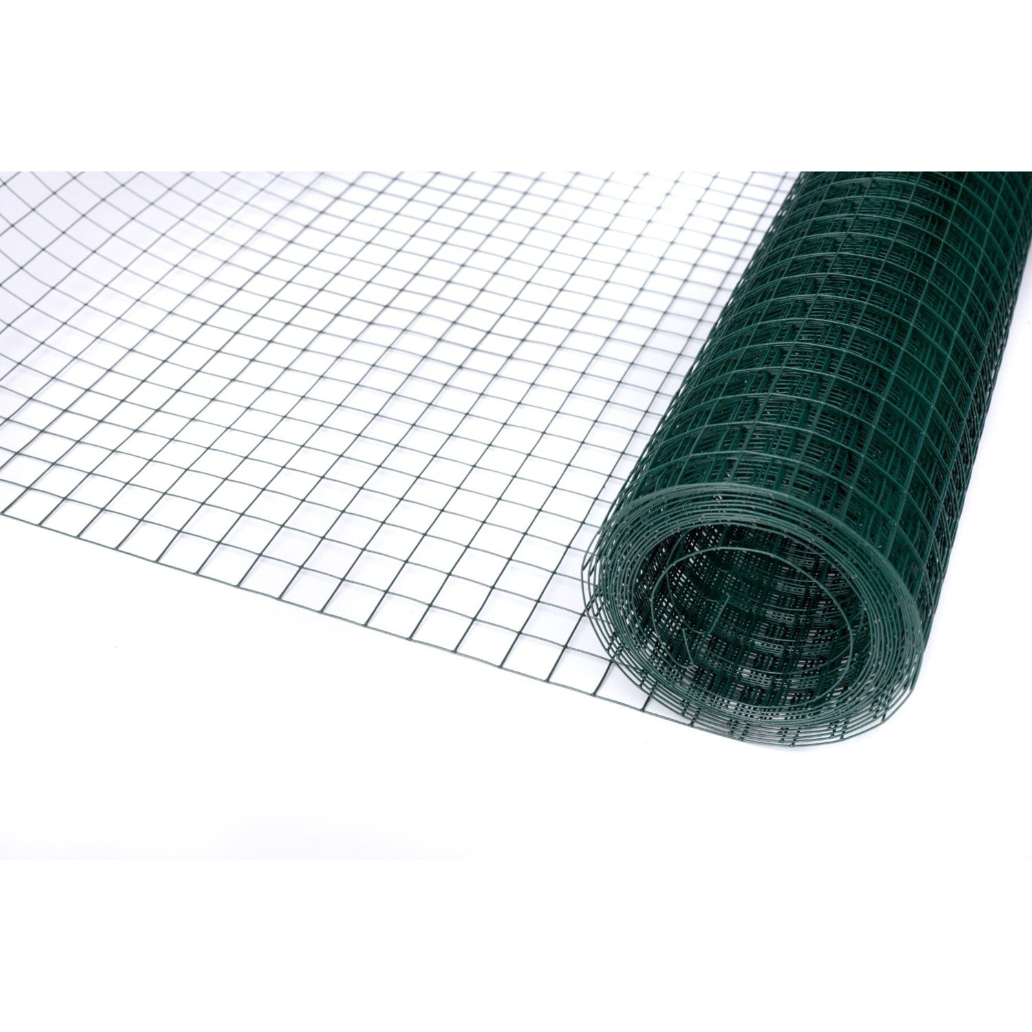 Електрозаварена мрежа HOBBY FENCE с PVC покритие, 19 x 19 мм, ø 0.9 мм, зелен цвят