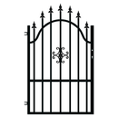 Еднокрила оградна врата RODOS с елегантен дизайн и здравина, подходяща за монтаж на квадратни стълбове.