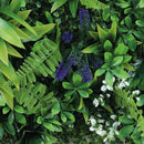 Декоративна плочка ТРОПИЧЕСКИ РАСТЕНИЯ с лилави и бели акценти UV 50х50 см.