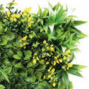 Декоративна плочка ПАПРАТ, МЪХ и ТРОПИЧЕСКИ РАСТЕНИЯ с жълт акцент UV 50х50 см.