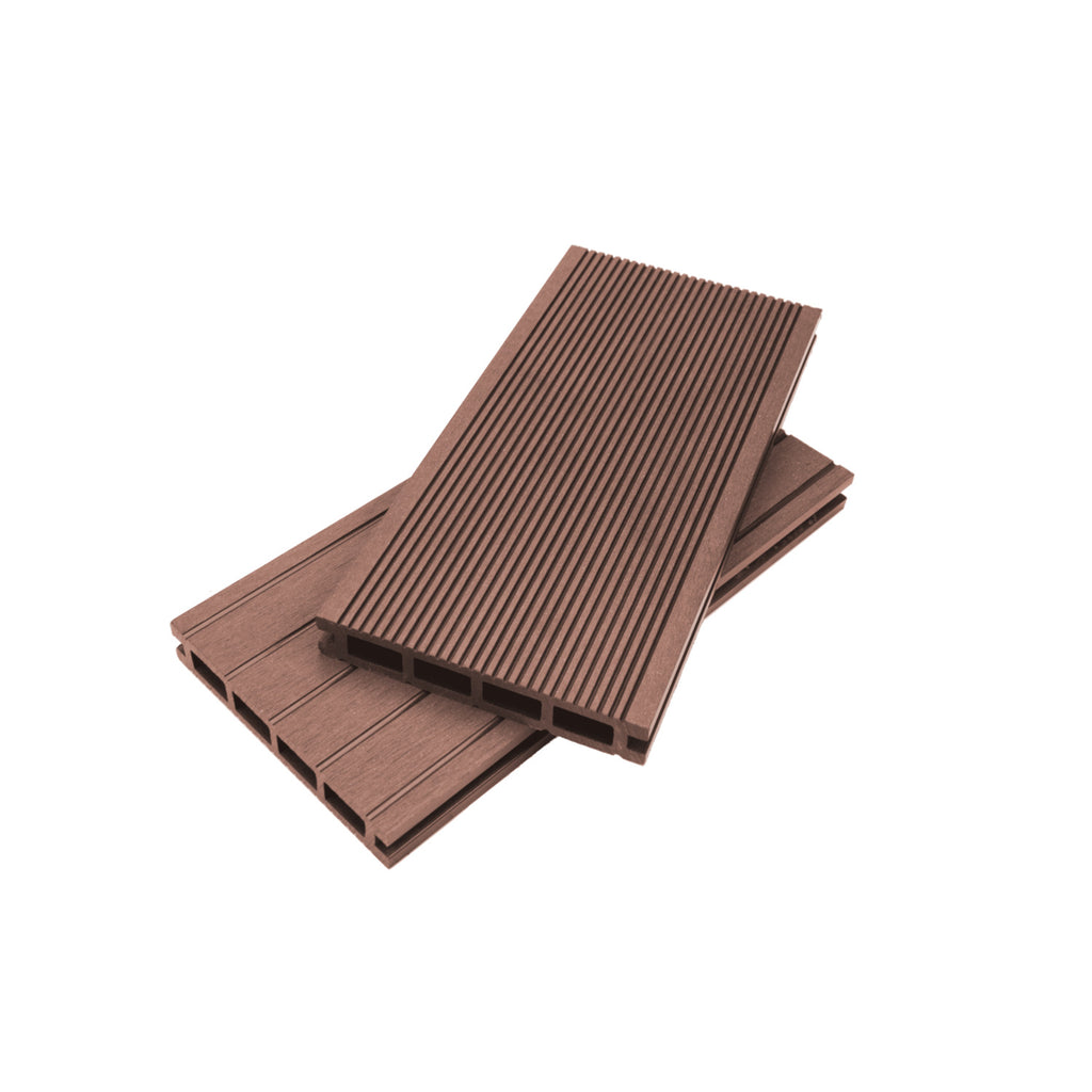 WPC декинг ForestFeel 140x23 mm, L=2.0 м, двулицев, тик - Nika.bg