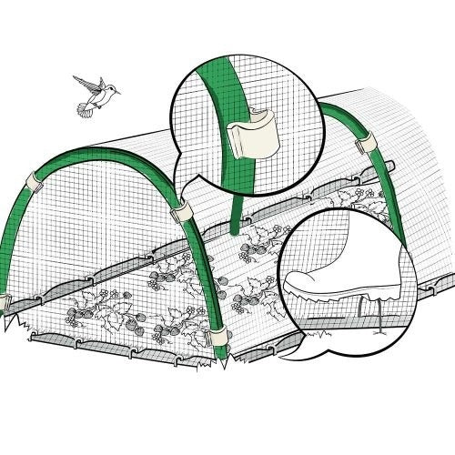 Мрежа за защита от птици TENAX Ortoflex H=4.0 м L=5.0, 10.0 м - Nika.bg