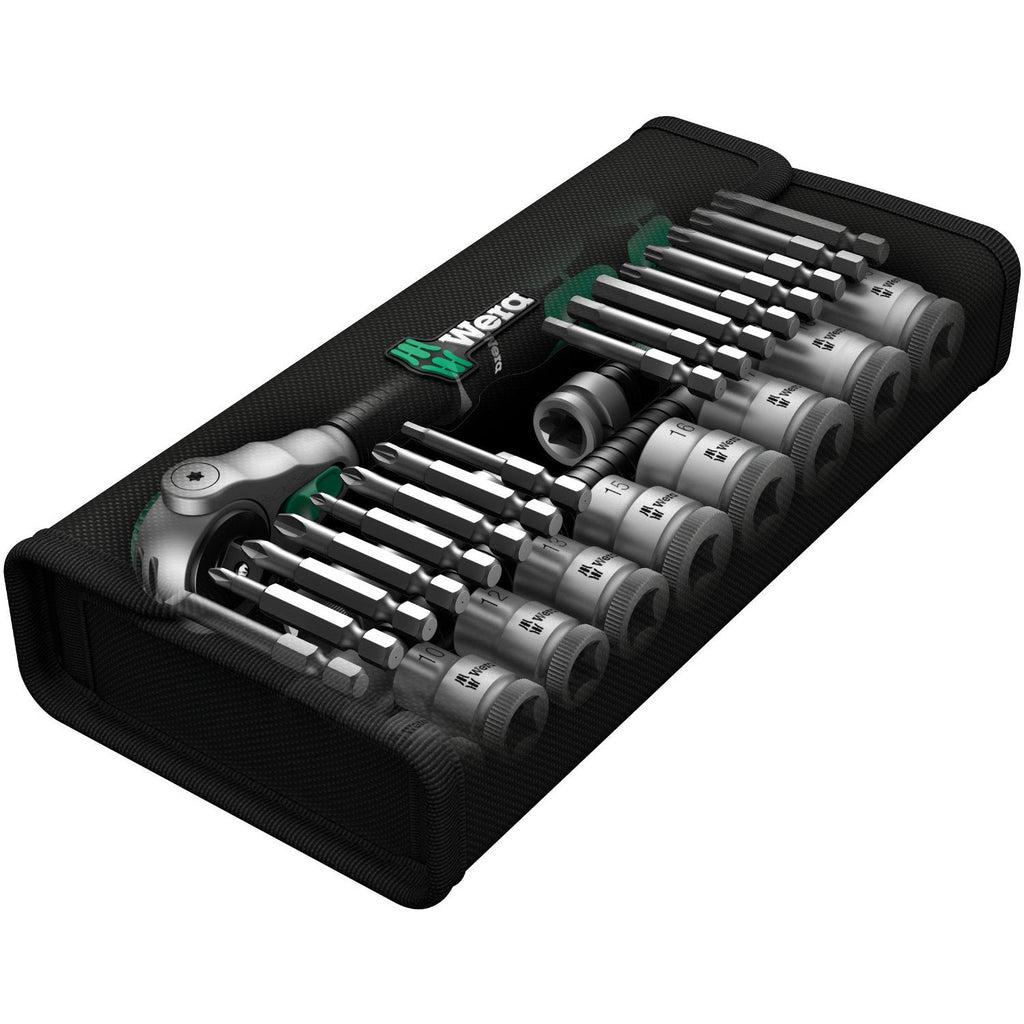 Купи Комплект инструменти с тресчотка WERA Zyklop Speed 3-8“ - 29 части за 283.72 лв. само от Nika.bg