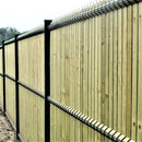 Дървени ламели за ограда Collfort, 95% плътност