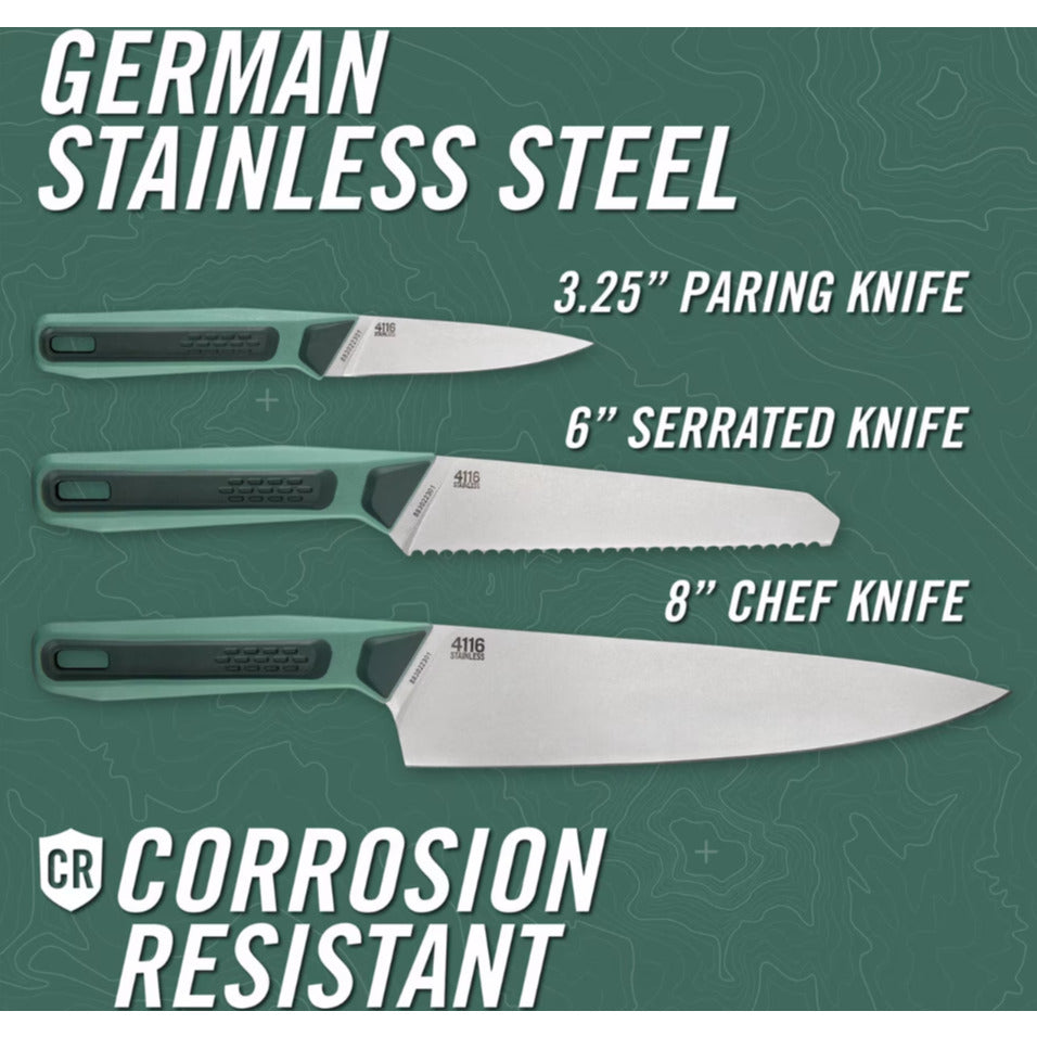 Комплект къмпинг ножове Gerber ComplEAT, 3 броя