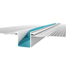 Декоративен профил фуга PVC 20х20 с бяла мрежа за топлоизолационна система, производител LIKOV.