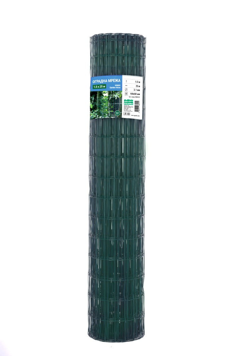 Оградна мрежа GARDEN FENCE, H = 0.60, 0.80, 1.0, 1.50, 1.80, 2.0 m