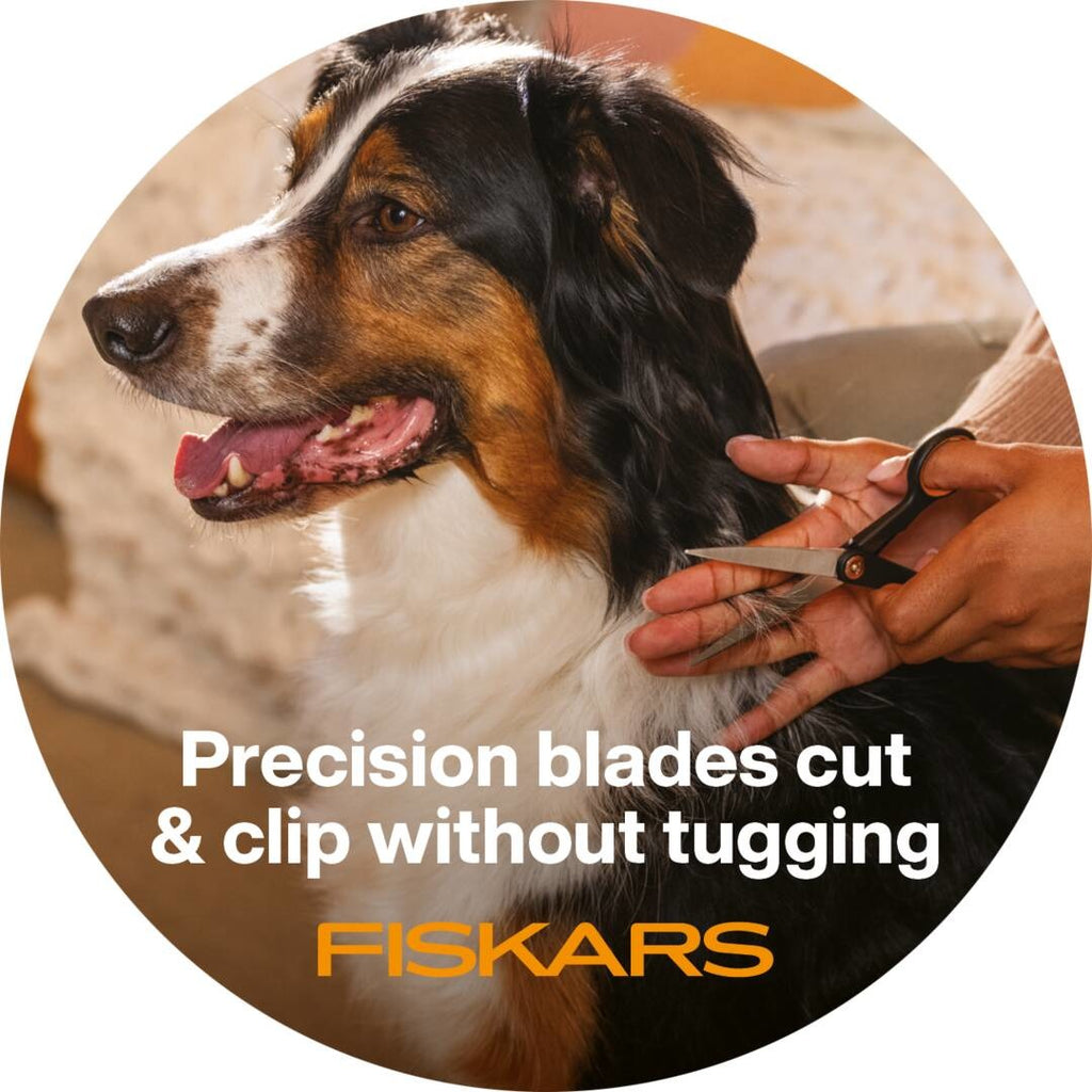 Грууминг ножица Fiskars за прецизно оформяне на козина - Nika.bg