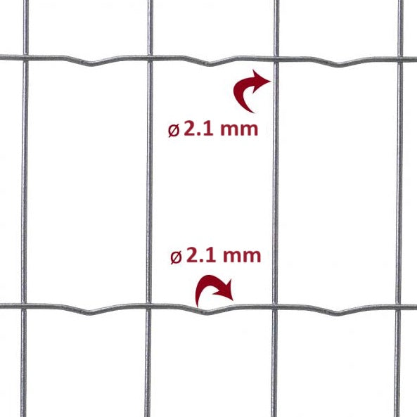 Оградна мрежа GARDEN FENCE, H = 0.60, 0.80, 1.0, 1.50, 1.80, 2.0 м - Nika.bg
