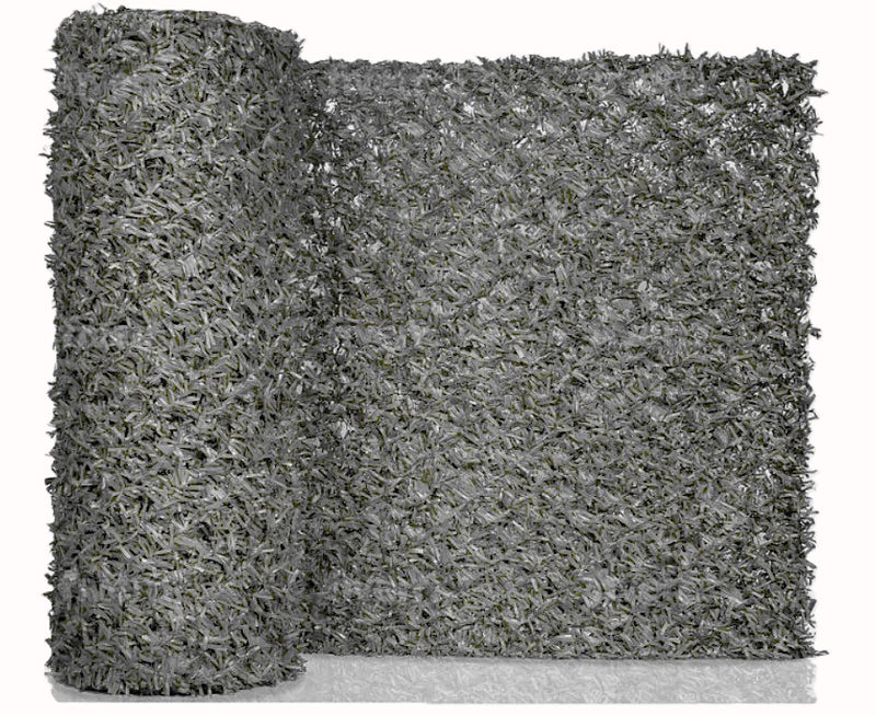 Плетена оградна мрежа с декоративно PVC покривало Grass Fence Premium, цвят сив