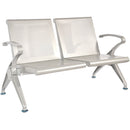 Посетителска пейка Брюксел 2, изработена от перфорирана ламарина, предлагаща комфорт и стил.