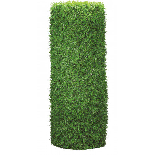 Плетена оградна мрежа с декоративно PVC покривало Grass Fence Premium