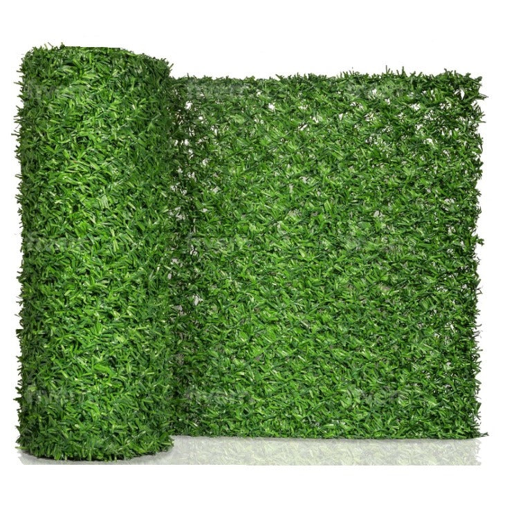 Плетена оградна мрежа с декоративно PVC покривало Grass Fence Premium