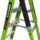 Двураменна стълба от фибростъкло 5+4 стъпала Little Giant TELECOMBO с GROUND CUE, V-bar и двупозиционни пети