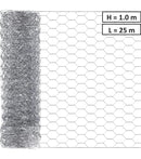 Хексагонална мрежа HOBBY FENCE, 20 x 20 мм, ∅ 0.7 мм, поцинкована