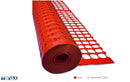 Сигнално - маркировъчна мрежа в червено, с размери 1.50 м х 50 м, изработена от HDPE.