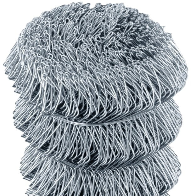 Плетена оградна мрежа Compact Zink H = 1.50 m L = 10 m