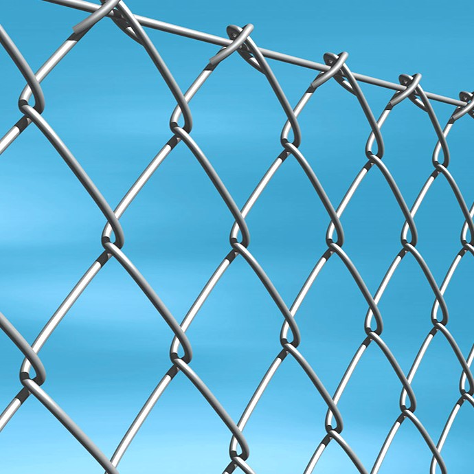 Плетена оградна мрежа Compact Zink H = 1.50 m L = 10 m