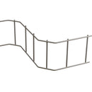 Метален фиксатор за плоча тип змия, усилен, с размери 18 см x 2 метра, пакет от 25 броя.