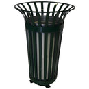 Кош за смет с висока вместимост, изработен от стомана, подходящ за градската среда, лесен за почистване.