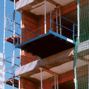 Фасадна платформа PF 2000 за строителни материали, монтирана на сграда, товароспособност 2000 кг.