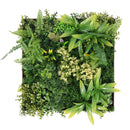 Декоративно квадратно пано за стена ПАПРАТ, ФАЛАРИС, КЛИВИЯ UV 50х50 см.