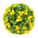 Декоративна топка жълта БУГЕНВИЛЕЯ UV ∅28 см