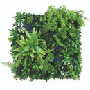 Декоративна плочка ТРОПИЧЕСКИ РАСТЕНИЯ с лилави и бели акценти UV 50х50 см.