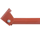 Наклонена телескопична подпора за кофраж с диаметр 60.3 мм и стоманено покритие.