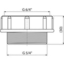 Редукция за сифон 11/4"вън.х1 1/2"вътр.