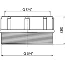 Редукция за сифон 11/2"вън.х1 1/4"вътр.