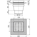 ПОДОВ СИФОН  ДОЛНО ОТТИЧАНЕ ф110