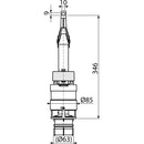 Изпразващ механизъм за вградено казанче АМ101-1120 (резeрвна част)