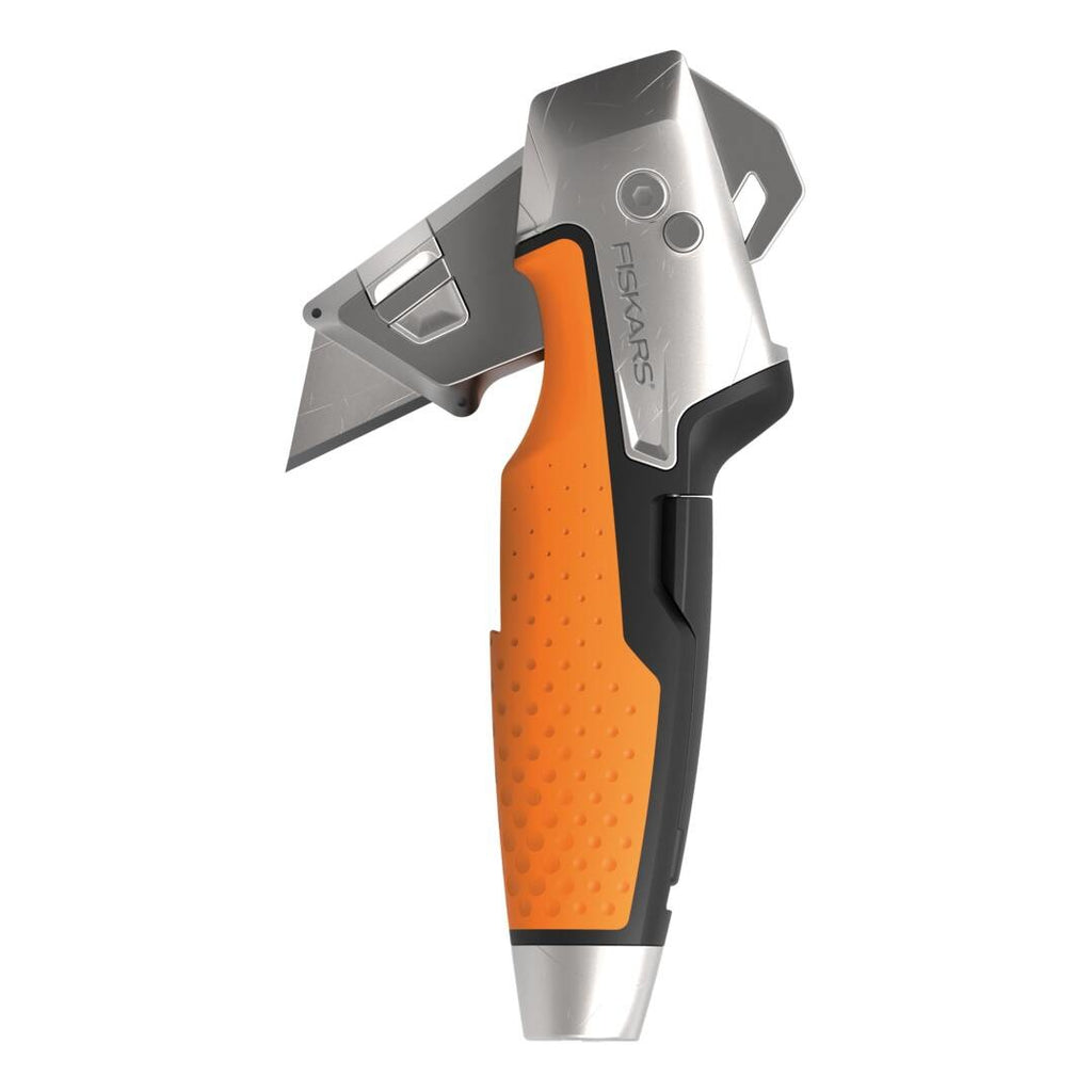 Мултифункционален бояджийски макетен нож Fiskars Pro CarbonMax™ - Цена - Продажба, сгъваемо острие, отварачка за кофа и отвертка