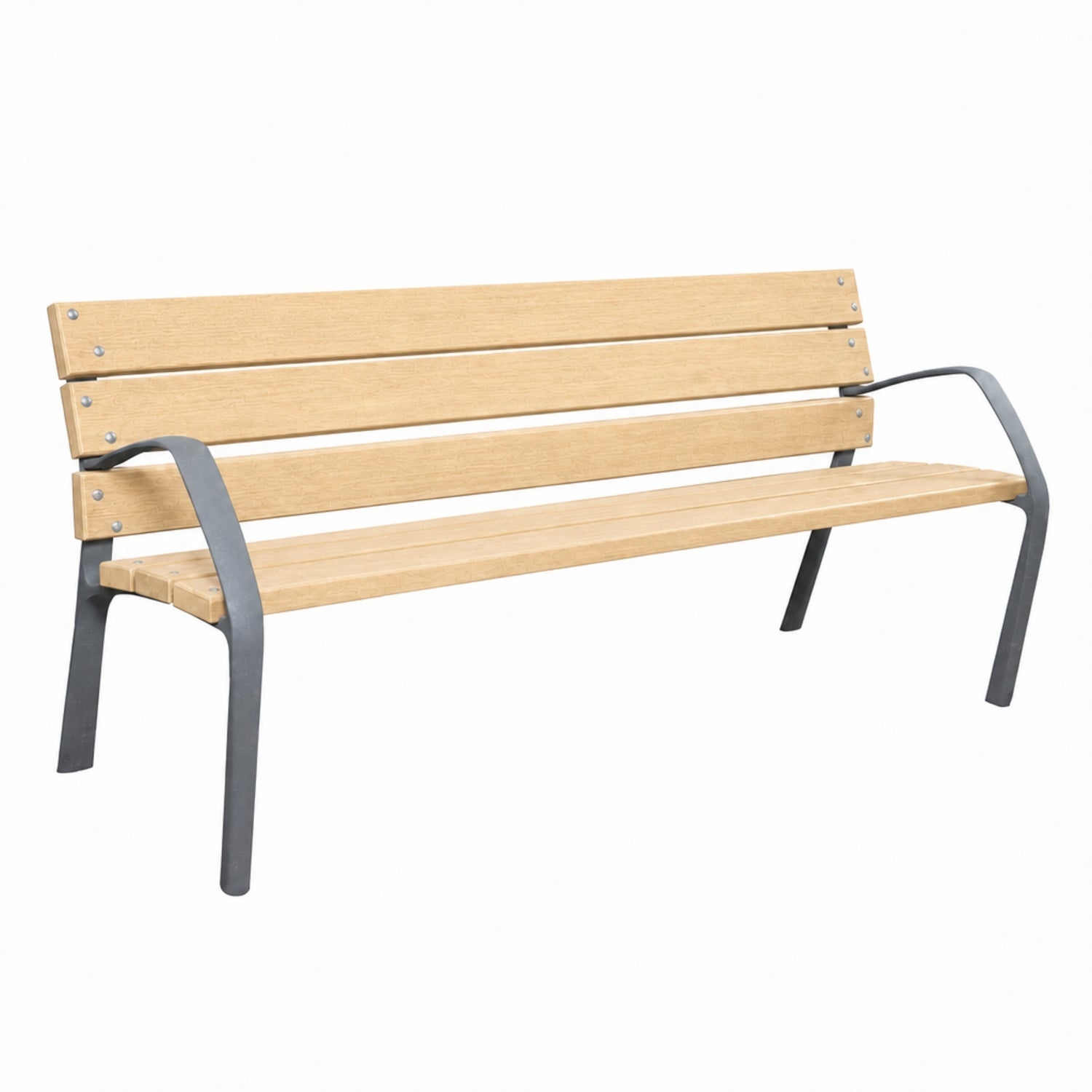 ДЪРВЕНА ПЕЙКА С ПОДЛАКЪТНИЦИ 180 x 67 x 82 СМ