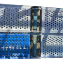 Метална перфорирана талпа с тръбна рамка, идеална за зидарски и мазачески работи на скеле.