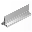 Пластмасов профил за дилатационни фуги за шлайфан бетон с височина 40 мм, идеален за бетонни подове.