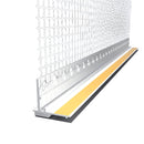 Профил прозоречен с мрежа US8 PVC, ултраеластичен за топлоизолация, устойчив на UV лъчи и алкали.