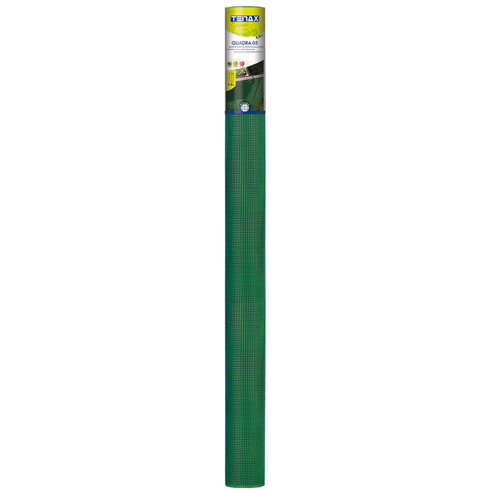 Пластмасова мрежа за парапети и балкони TENAX Quadra 05, 1.0x5 м, 0.5x30 м, 1.0x30 м - Nika.bg
