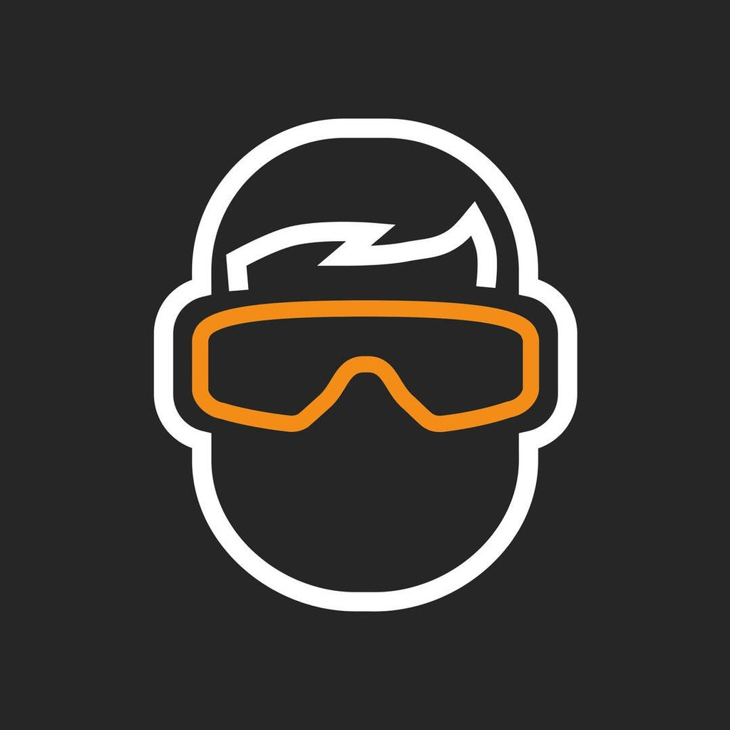 Строителен чук Fiskars IsoCore™ размер L - икона със защитни очила и предпазна каска за безопасна работа