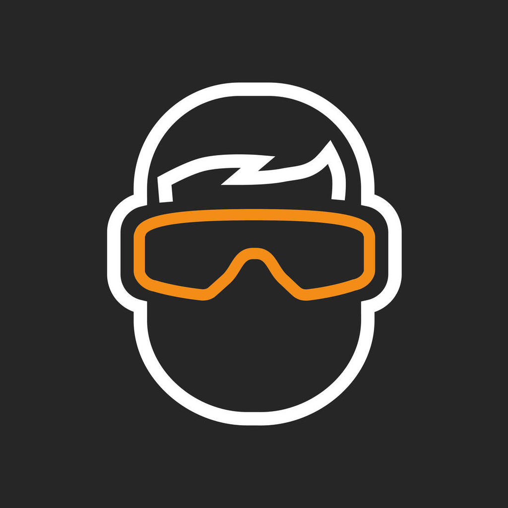 Професионална ножица за изолационни материали с подсилен механизъм Fiskars PRO PowerArc, 21 см - икона за защитни очила и безопасност при работа