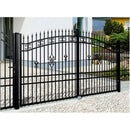 Двукрила оградна врата GRETA с елегантен дизайн и пълен комплект за монтаж, подходяща за всяка оградна система.