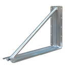 Скоба за окрайчване на кофражни плочи, изработена от горещо поцинкована стомана, размери 40 x 20 см.