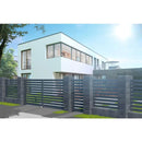 Съвременна оградна система SZAFIR ULTRA около модерен дом с изчистен дизайн.