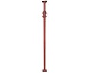 Телескопична подпора с височина до 3.60м в червен цвят, основен продукт за строителството.