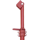 Вертикализатор за стена с височина 2.5 метра, стоманена конструкция с червено покритие.