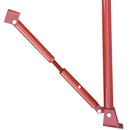 Вертикализатор за стена с механизъм, изработен от стомана с червено покритие