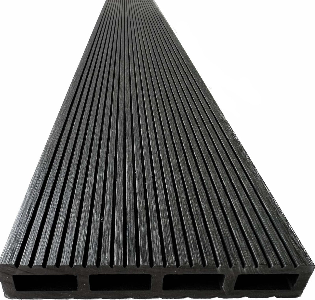 WPC дъска за огради и облицовки, 120x20x2000 мм, цвят антрацит
