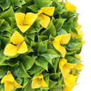 Декоративна топка жълта БУГЕНВИЛЕЯ UV ∅28 см