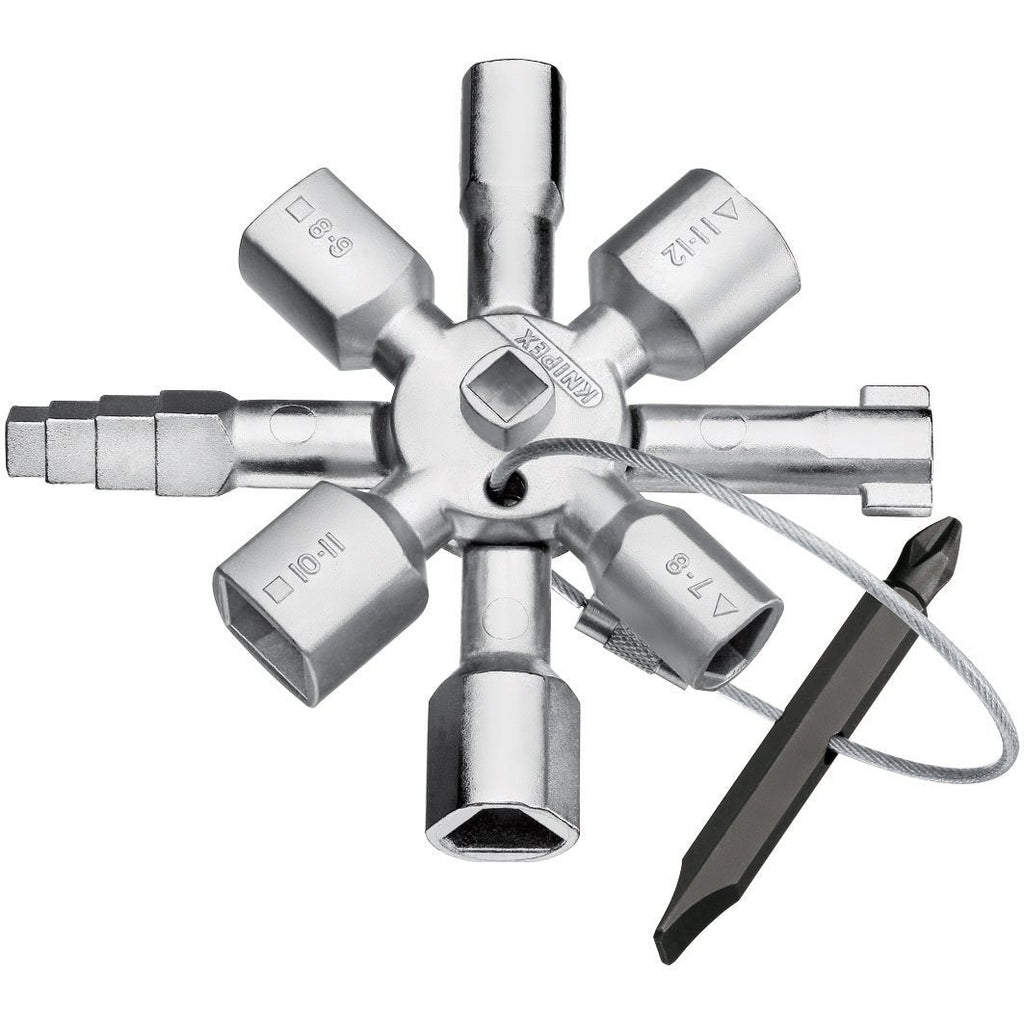 Купи Ключ за разпределителни табла TwinKey®, 92 mm, 00 11 01, KNIPEX за 62.11 лв. само от Nika.bg